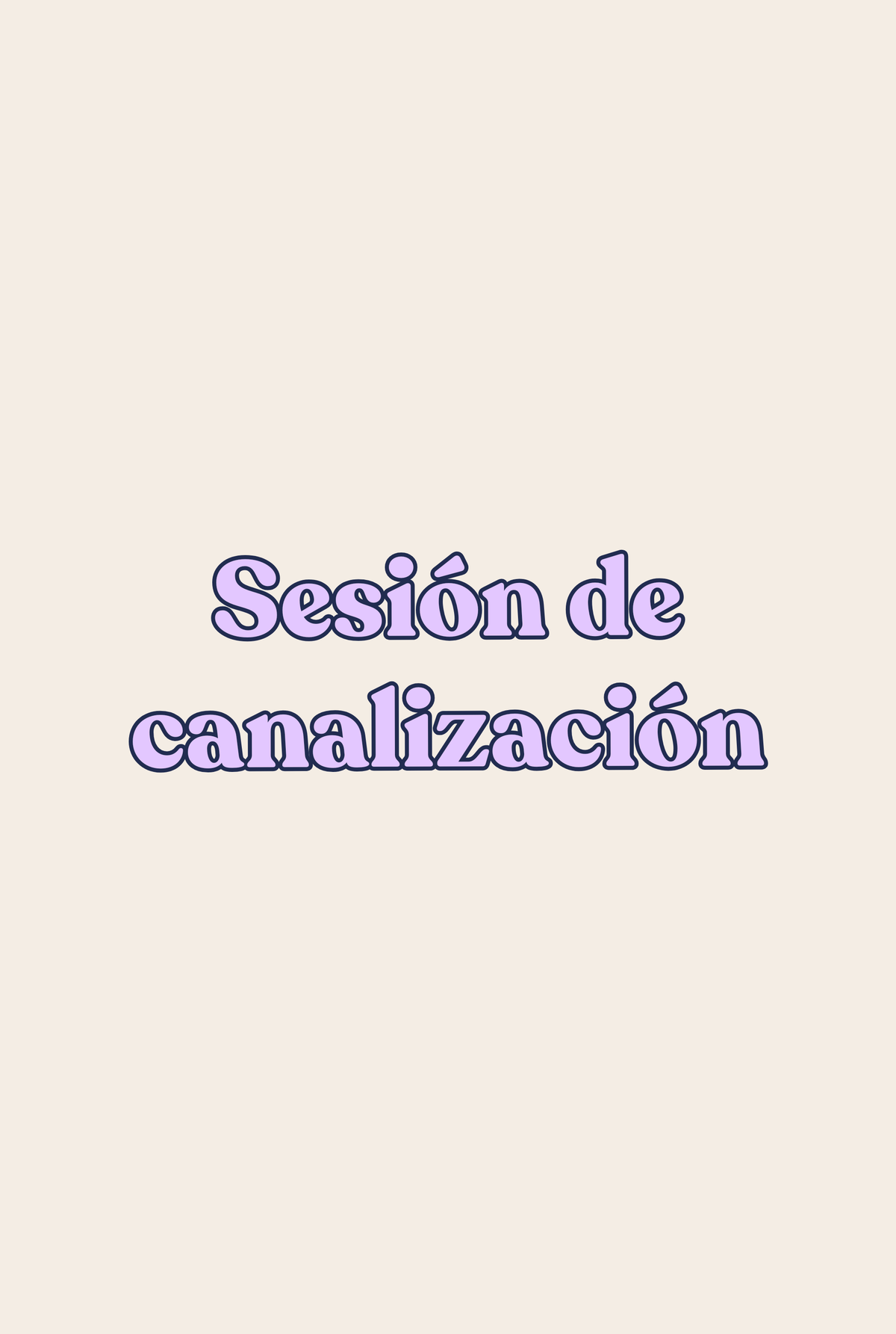 Sesión de canalización