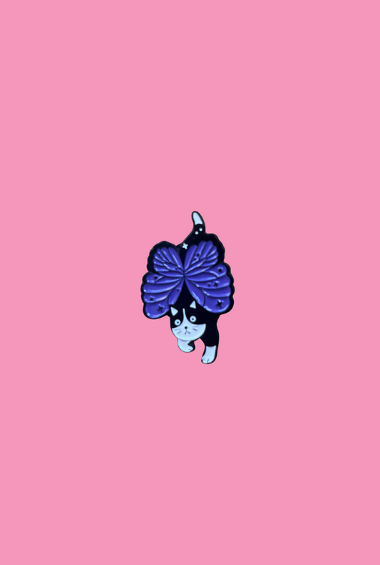 Pin Gato-Mariposa
