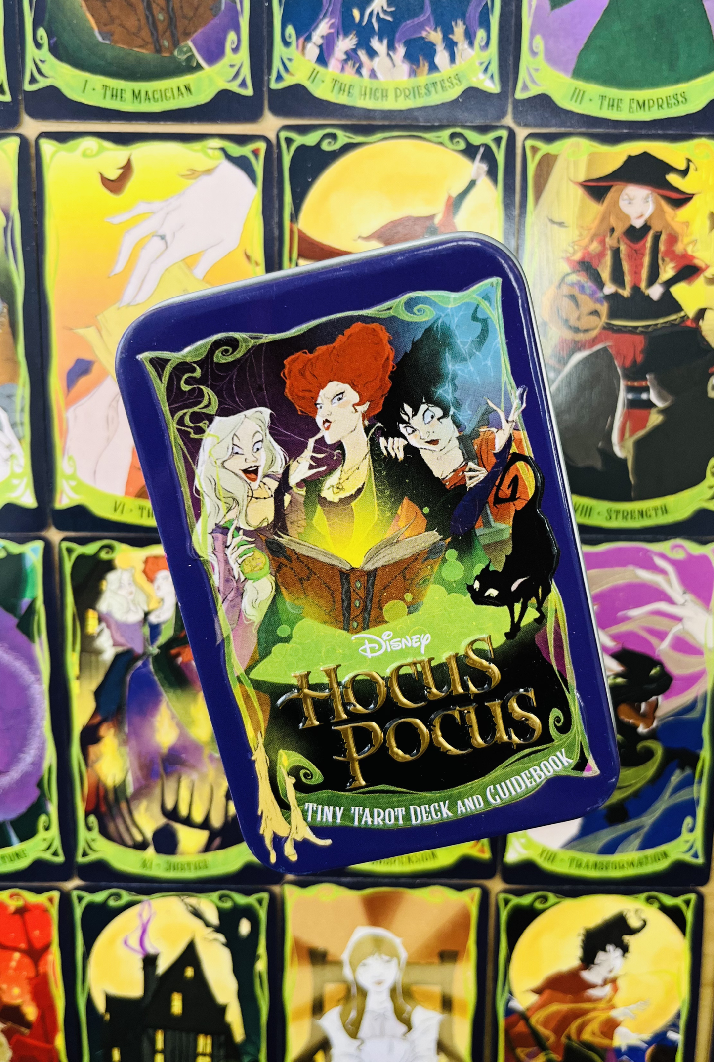 Hocus Pocus, tiny tarot deck and guidebook