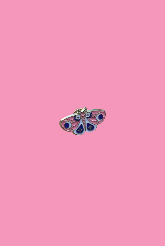 Pin Polilla rosa