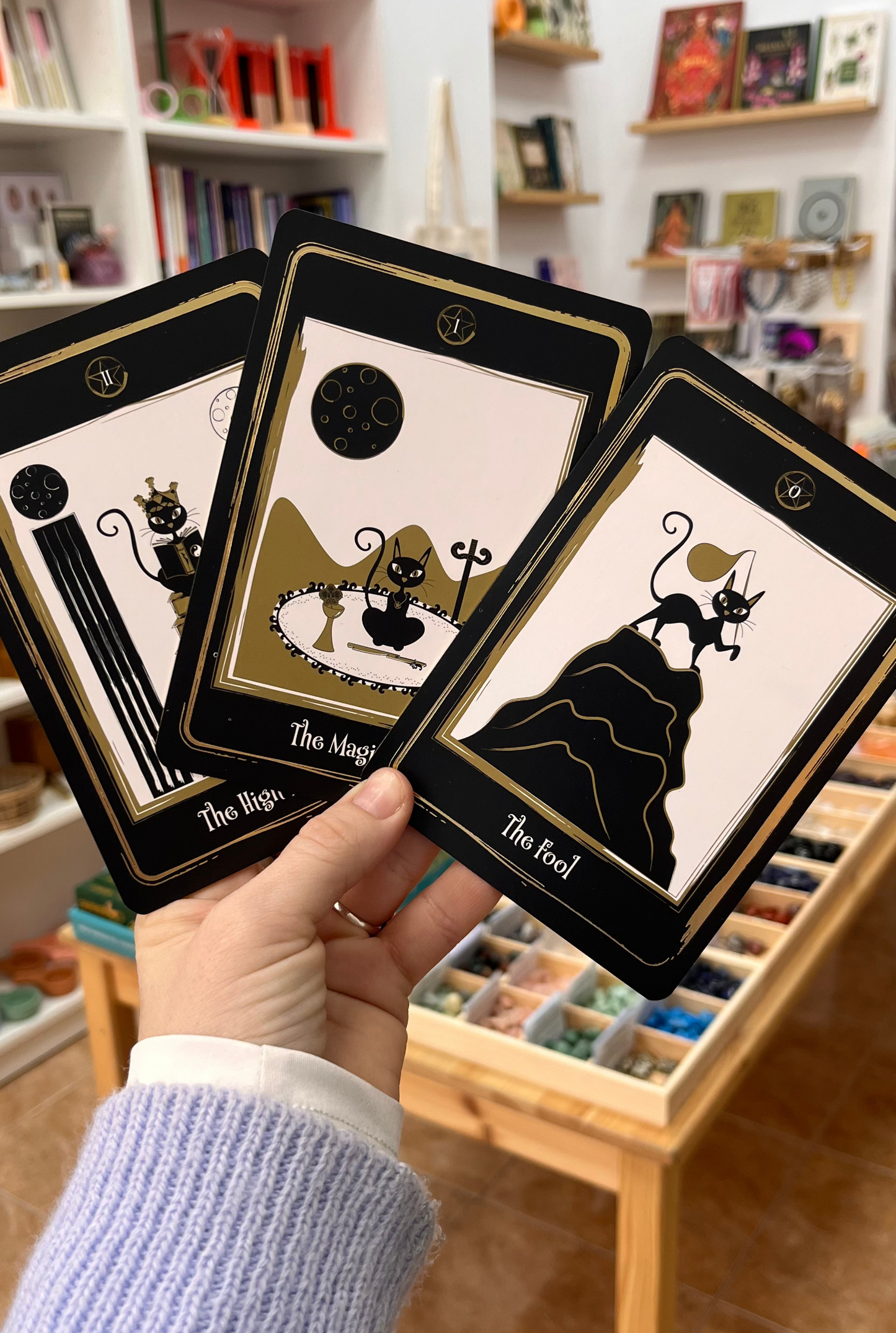 Golden Black Cat Tarot