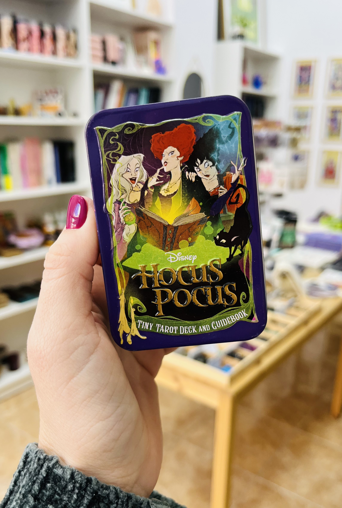 Hocus Pocus, tiny tarot deck and guidebook