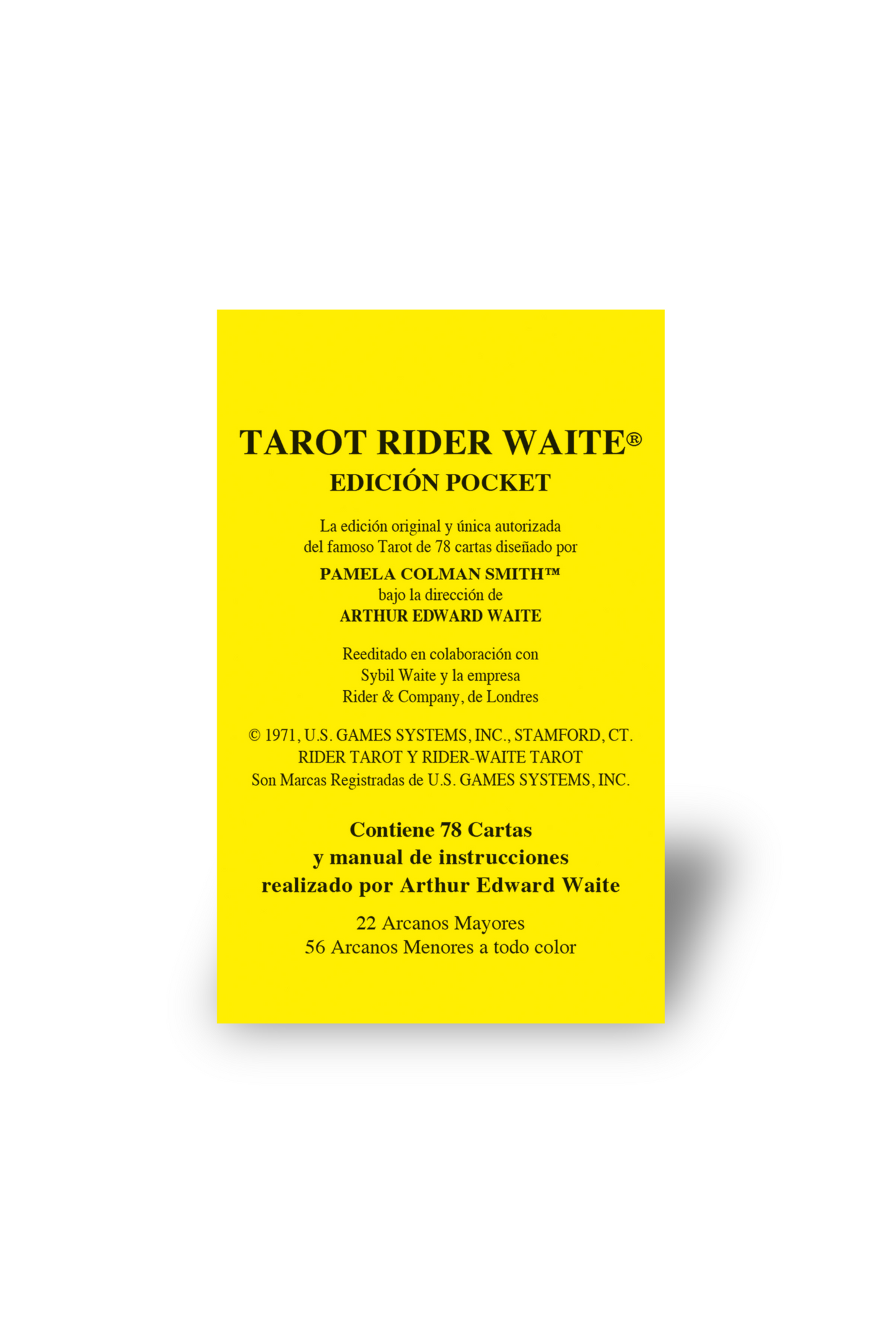 Tarot Rider-Waite, edición pocket.