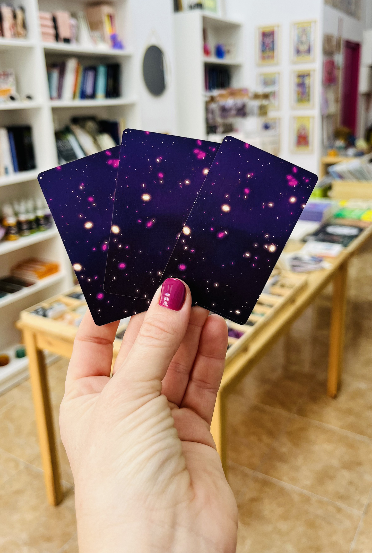 Hocus Pocus, tiny tarot deck and guidebook