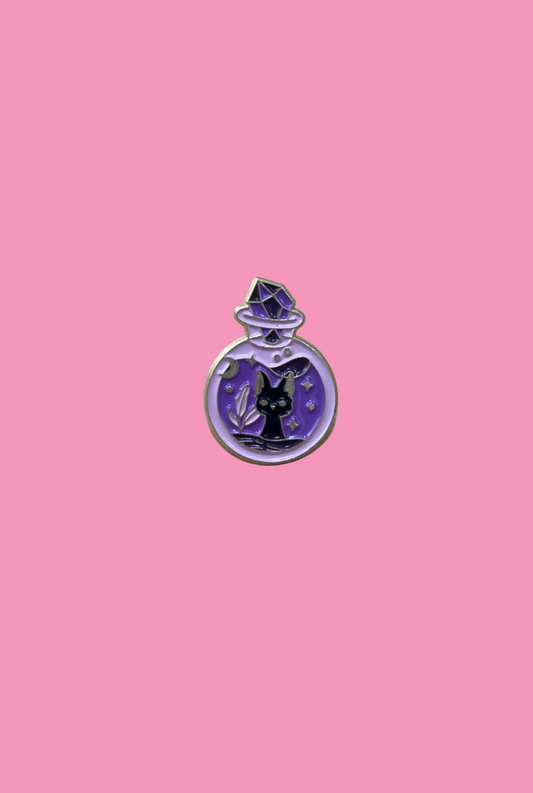 Pin Gato Poción