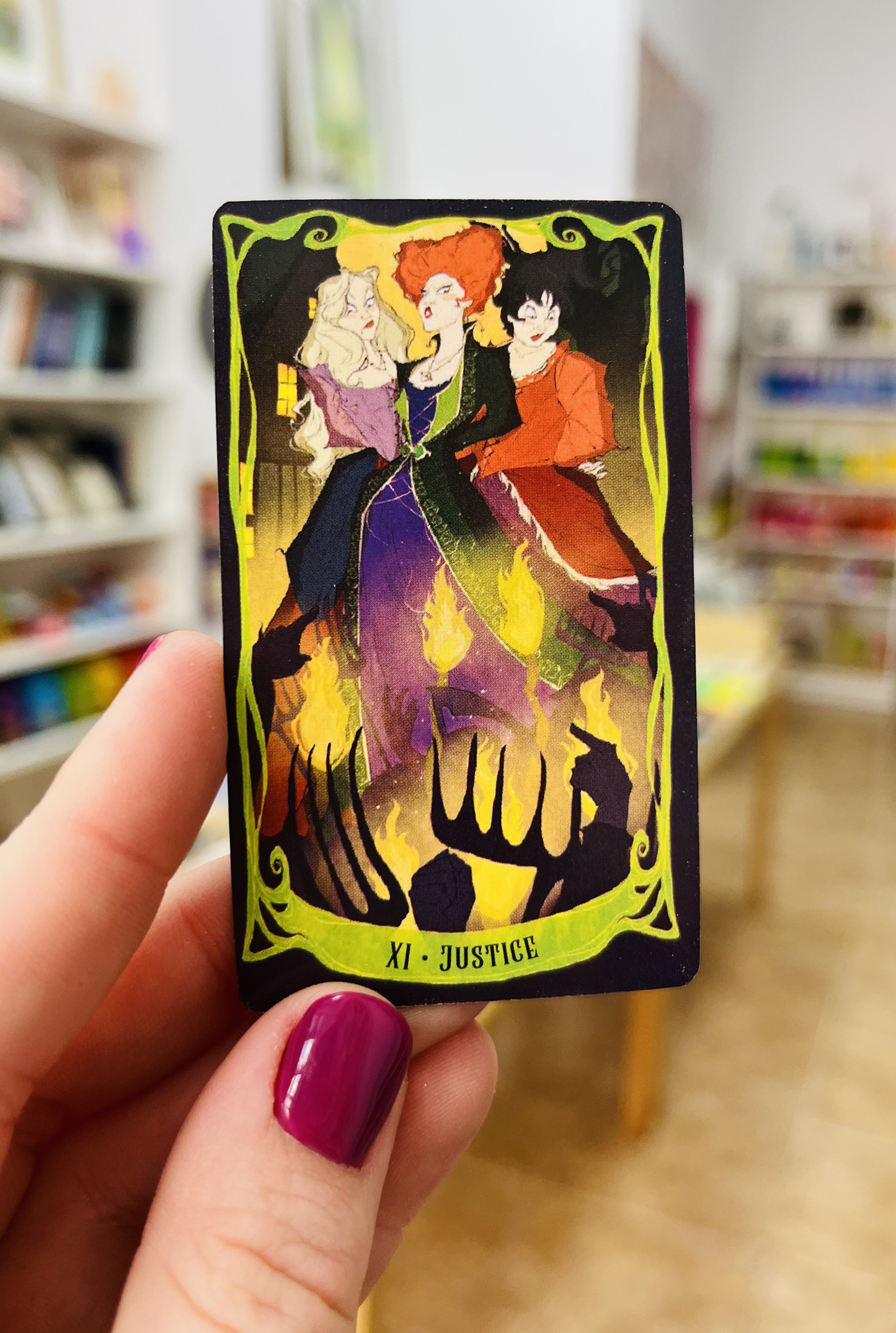 Hocus Pocus, tiny tarot deck and guidebook